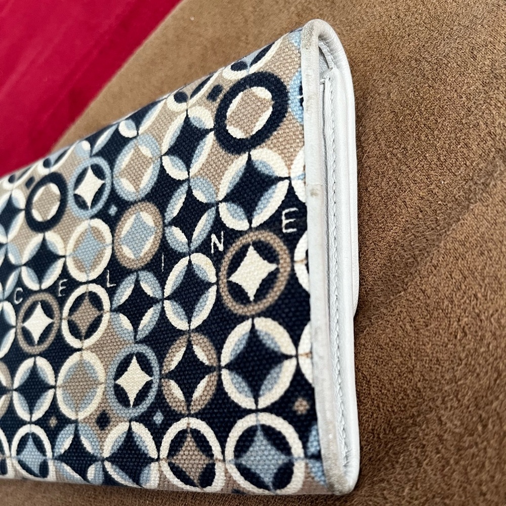 Celine Geometric Patterned Wallet - Picture 10 of 14